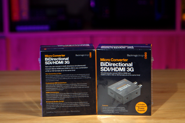 Bộ Chuyển Đổi Video Micro BiDirectional SDI/HDMI 3G (Không Nguồn)