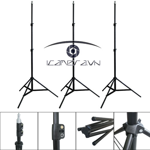 Chân đèn flash led studio light stand cỡ nhỏ
