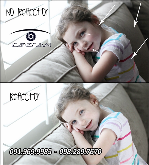 Hắt sáng 2 trong 1 đường kính 110cm