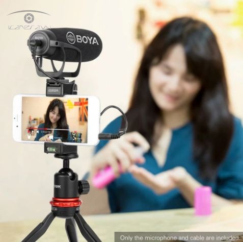 Mic thu âm Boya BY-BM2021 Super Cardioid đa năng cho điện thoại, máy ảnh, máy quay