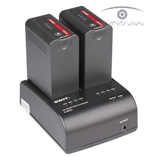SWIT S-3602U Dock sạc đôi cho pin Sony BP-U30/U60 Dual Charger