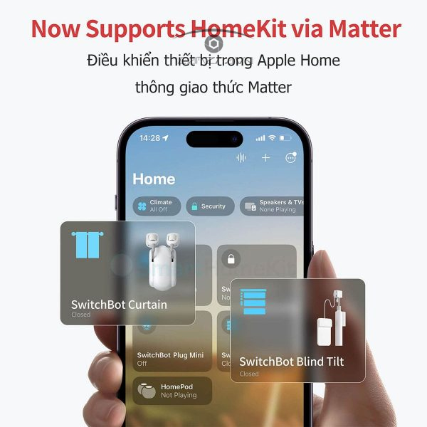 Bộ trung tâm SwitchBot Hub Gen 2 hỗ trợ Matter HomeKit