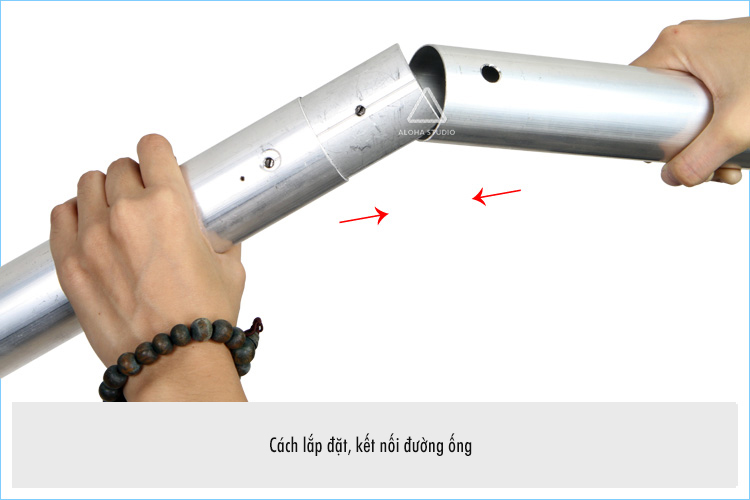 Khung treo 4 phông kéo xích TQ-4 Combo để treo phông chụp ảnh quay phim