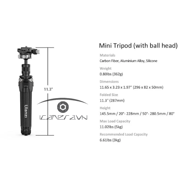 Chân tripod Ulanzi TT35