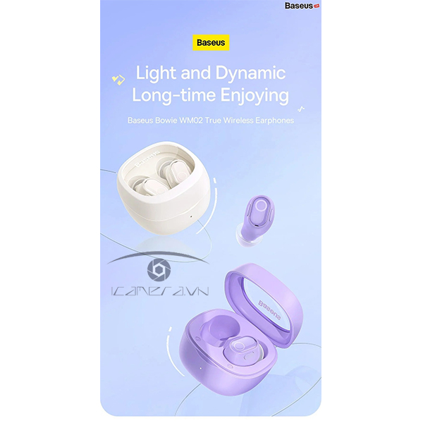 Tai Nghe Không Dây Baseus Bowie WM02