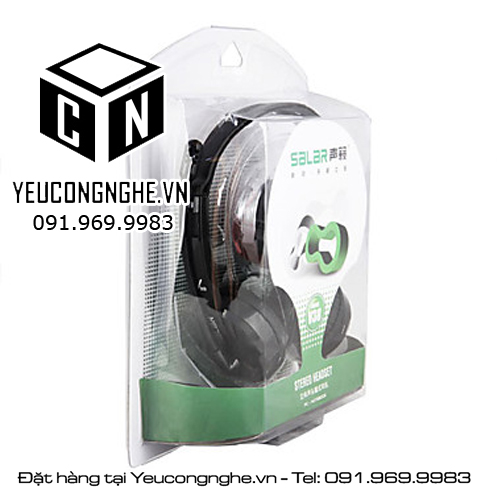 Tai nghe chụp giá rẻ chất lượng tốt headset earphone Salar V38