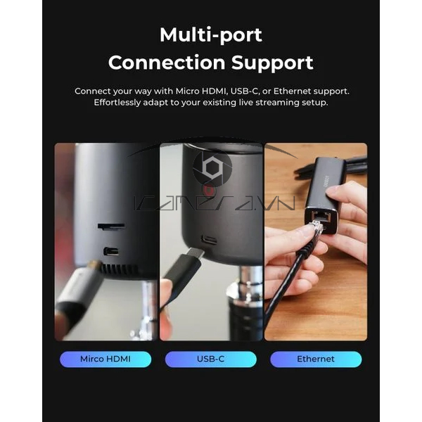 OBSBOT TAIL Air bản Combo (Remote + Hub chuyển)