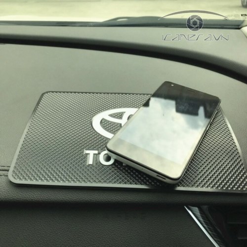 Tấm chống trượt trên táp lô xe hơi lót điện thoại và đồ CR-66 cỡ 20x13cm