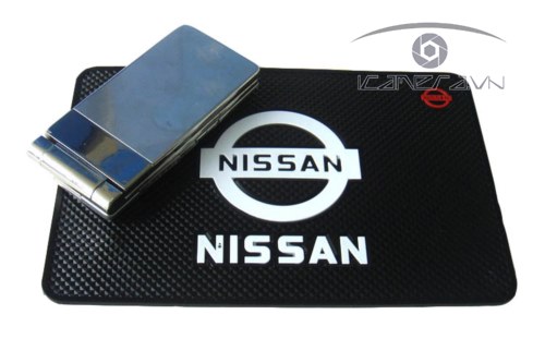 Tấm chống trượt trên táp lô xe hơi lót điện thoại và đồ CR-66 cỡ 20x13cm