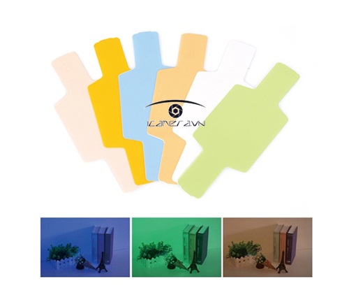 Tản sáng diffuser cho đèn Flash speedlite set 20 màu filter giá rẻ SET20