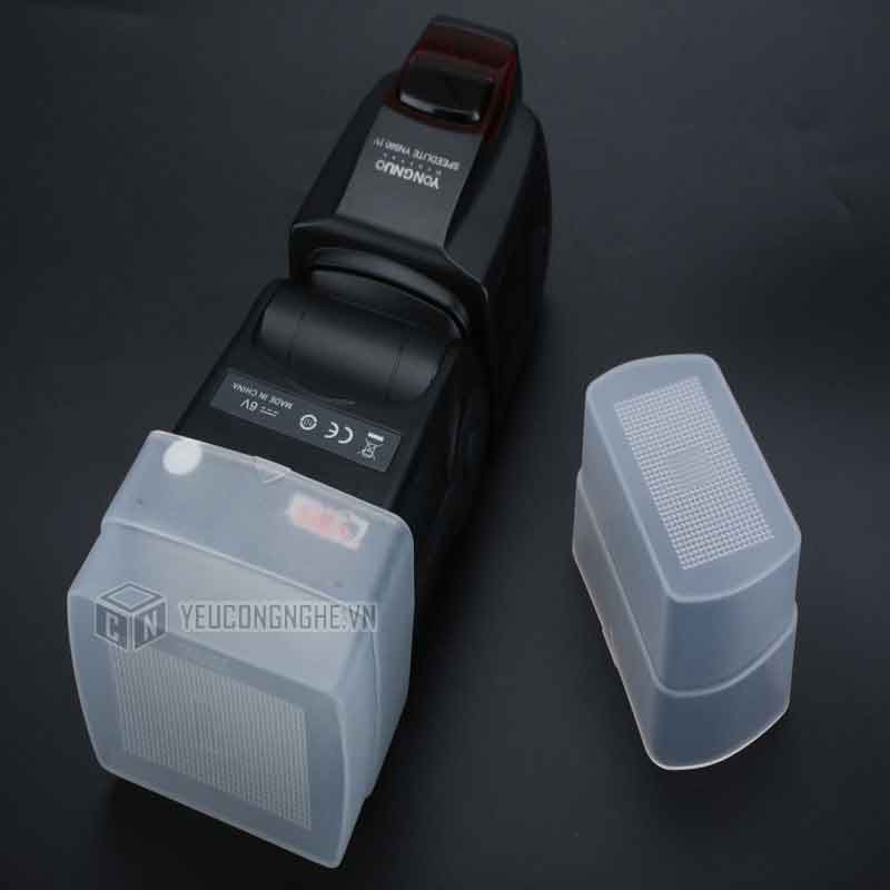 Nắp filter flash màu trắng cỡ lớn cho các loại máy ảnh DC-W1