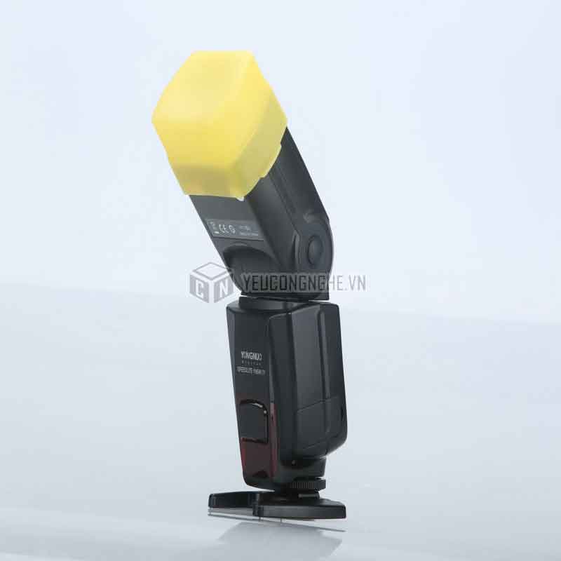 Tản sáng flash Softbox Diffuser Cap màu vàng cỡ to DC-Y01