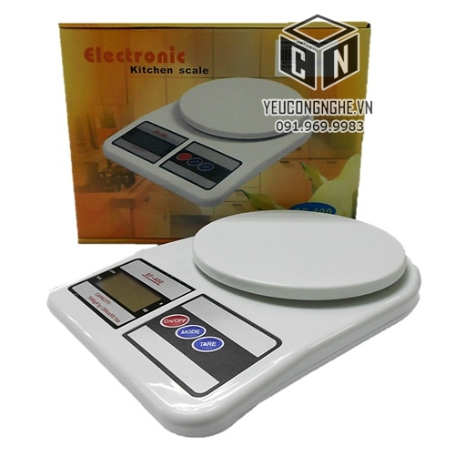 Cân điện tử mini để bàn giá rẻ dùng trong nhà bếp SF400