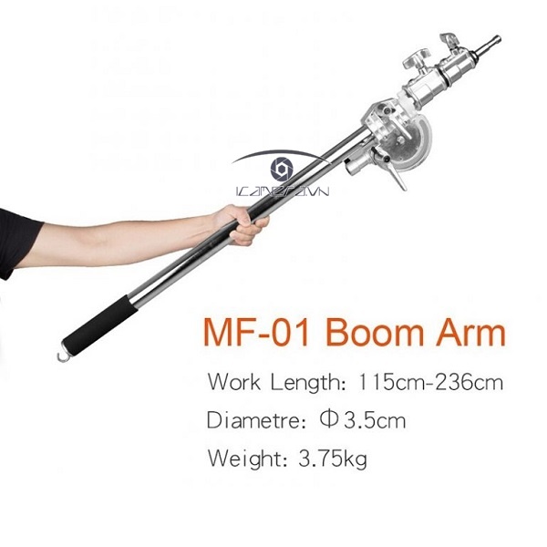 Tay boom đèn Inox MK MF-01 236cm