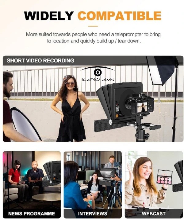 Máy Nhắc Chữ Lensgo TC7 II dùng cho máy ảnh giá rẻ