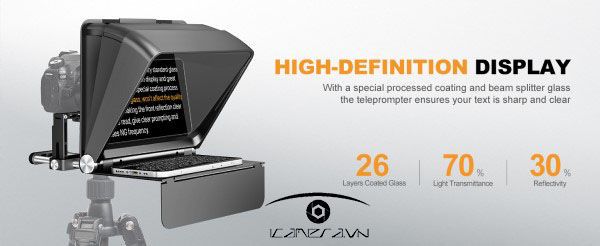 Máy Nhắc Chữ Lensgo TC7 II dùng cho máy ảnh và điện thoại