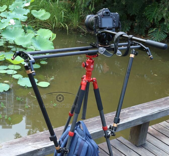 Thanh đa năng hỗ trợ gắn slider lên tripod Slideway Support Rod SSR-02