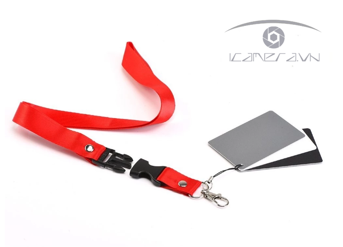 Gray card - Thẻ cân bằng trắng 3 màu size nhỏ