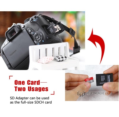 Thẻ nhớ Micro SD 16GB Sandisk 80mb/s kèm áo thẻ