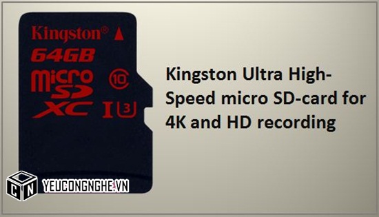 Thẻ nhớ Micro SD Kingston 32GB 90MBs đọc, 80MBs ghi hỗ trợ video 2K 4K