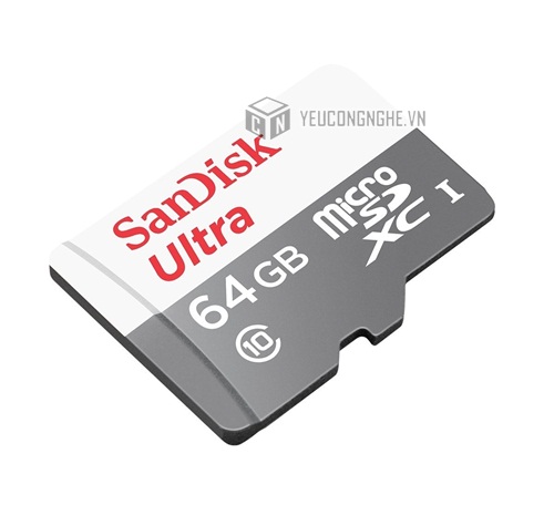 Thẻ nhớ micro SD 64GB Sandisk tốc độ 48 MB/s
