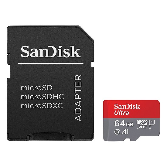 Thẻ nhớ microSDXC Sandisk Ultra A1 64GB tốc độ100Mb/s