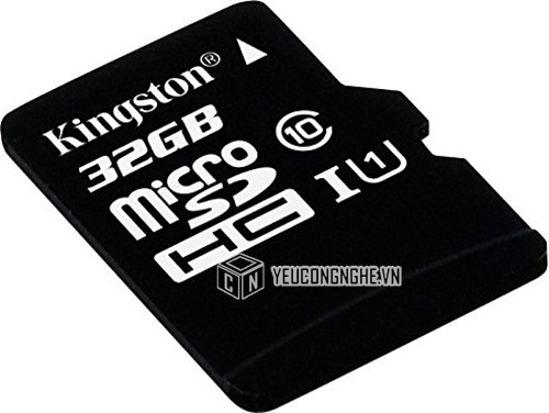 Thẻ Nhớ MicroSDHC Kingston 32GB U1 80MB/s kèm SD Adapter giá rẻ chính hãng