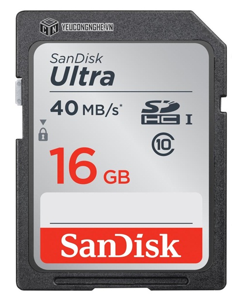 Thẻ nhớ SD 16GB Sandisk giá rẻ chính hãng Ultra bảo hành tốt nhất