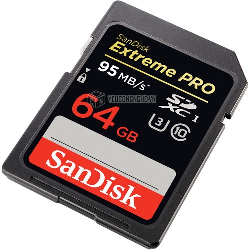 Thẻ nhớ Extreme Pro 64GB Sandisk 95MB/s SDSDXXG-064G-GN4IN