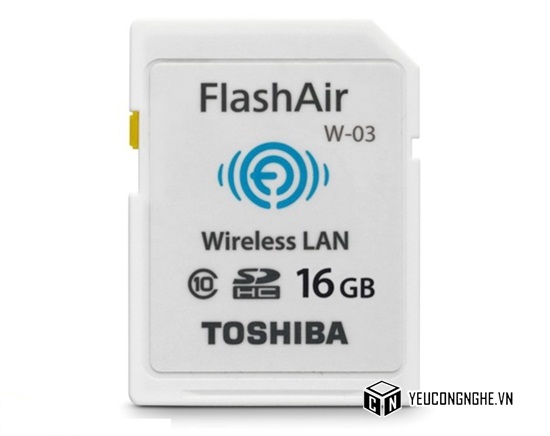 Thẻ nhớ wifi SD 16GB Wireless LAN Toshiba chính hãng