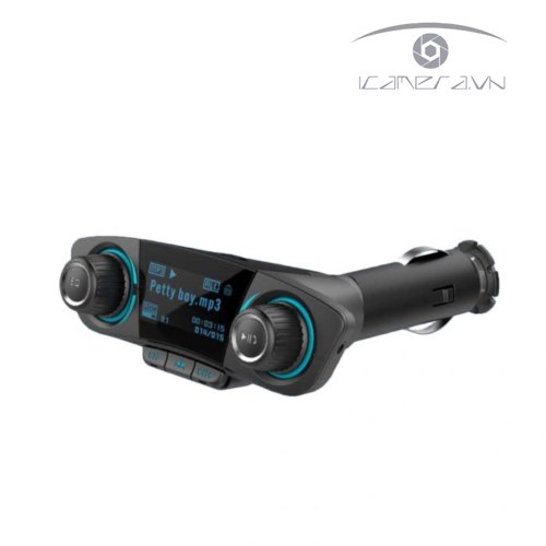 Bộ kết nối Bluetooth đàm thoại rảnh tay trên xe hơi BT06 AUX FM và thẻ TF