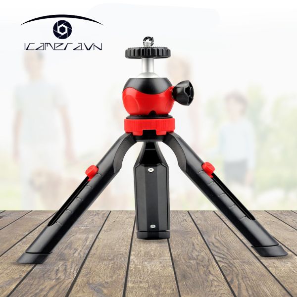 Chân tripod cho điện thoại/máy ảnh xoay 360 độ