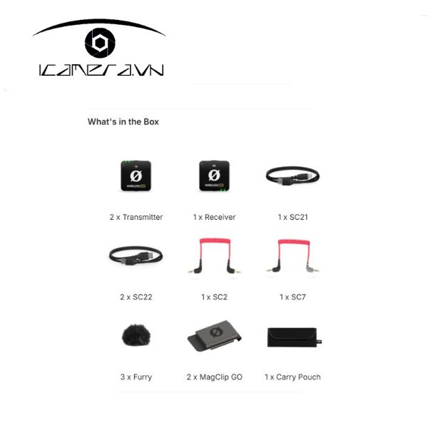Micro thu âm RODE Wireless Me Dual (1RX + 2TX)