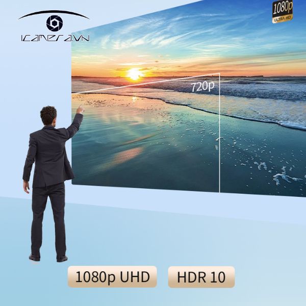 Máy chiếu mini T8 hệ điều hành Android độ phân giải Full HD 1080P
