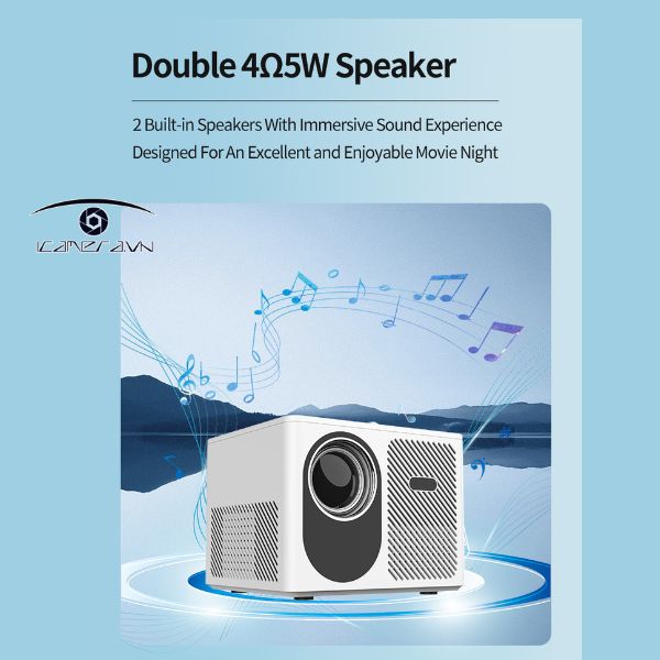 Máy chiếu mini T8 hệ điều hành Android độ phân giải Full HD 1080P