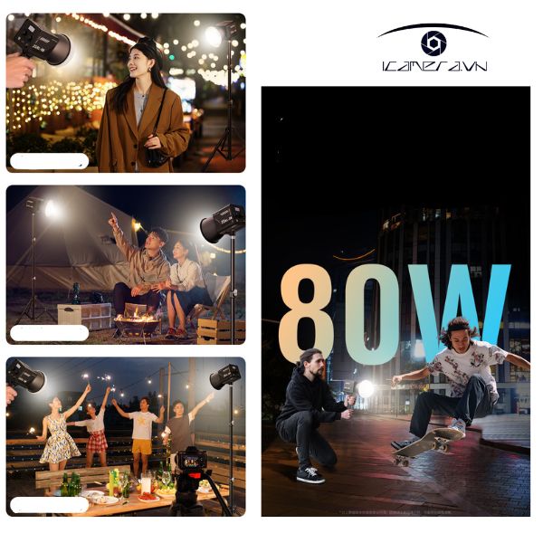 Đèn led ZGRL-80 quay phim Video Light