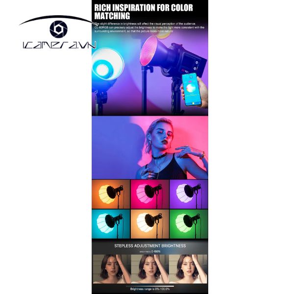 Đèn led ZSYB CL-60 RGB