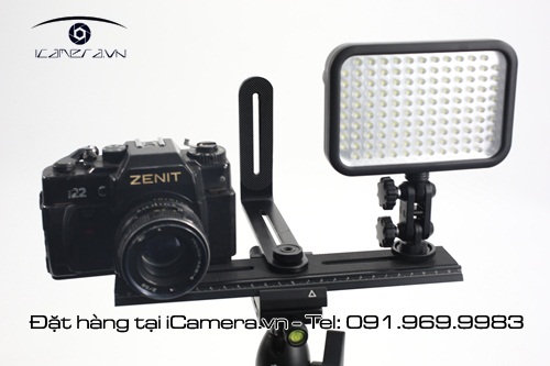 Thước trượt định vị mâm gắn tripod Rail Slider 26cm