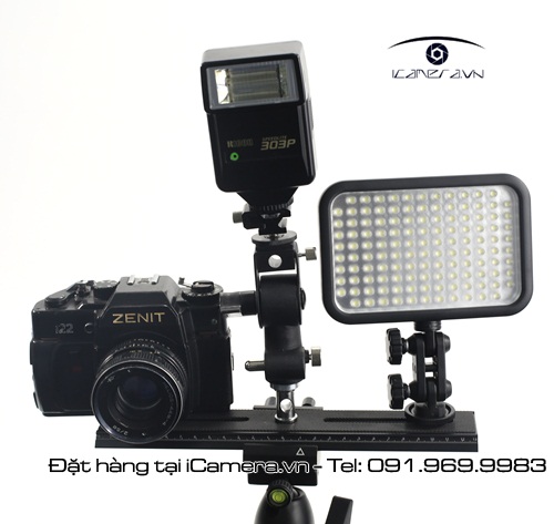 Thước trượt định vị mâm gắn tripod Rail Slider 26cm