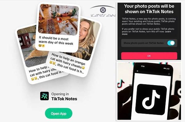TikTok Notes - ứng dụng mới được TikTok ra mắt