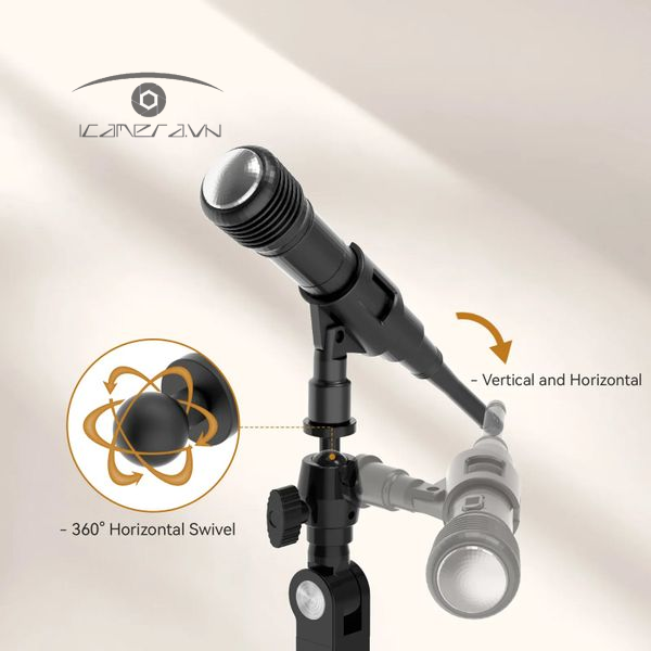 Tay arrm kẹp mic Ulanzi TM01