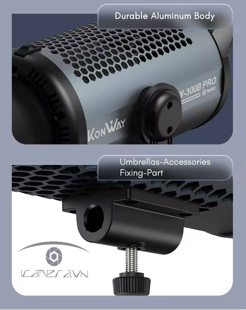 Đèn Led Tolifo KW-300B Pro 2700-6500K