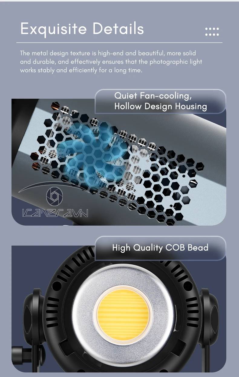 Đèn Led Tolifo KW-500B Pro 2700-6500K