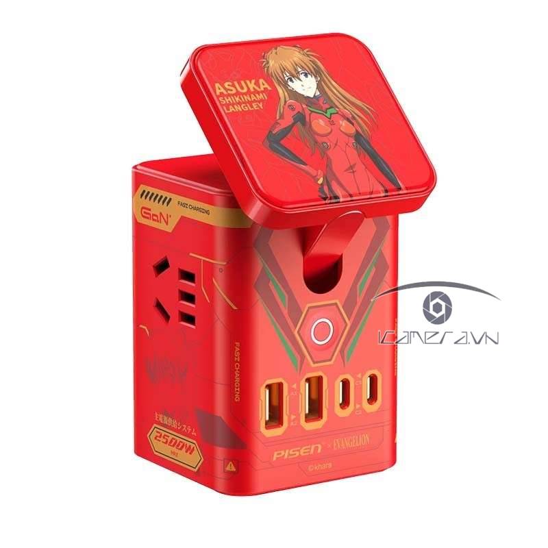 Trạm sạc MagSafe GaNUltra PISEN PRO EVA Desktop MagStation