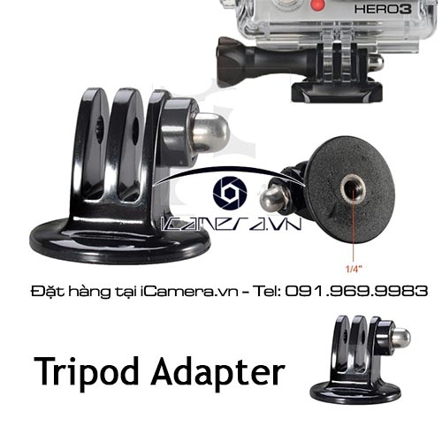 Mount cho GoPro Hero  khớp nối ngắn kết nối