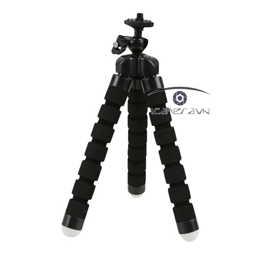 Tripod mini cho điện thoại smartphone chân máy chụp ảnh cỡ nhỏ thân xốp chân rệp