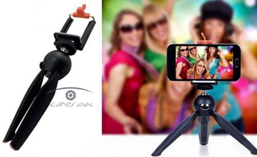 Tripod mini cho smartphone, camera Gopro Hero chính hãng Yunteng YT-228