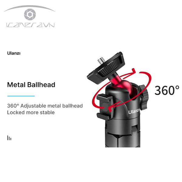 Chân Tripod xoay 360° cho Điện thoại và Máy ảnh – Ulanzi MT-16 (FUCAG)