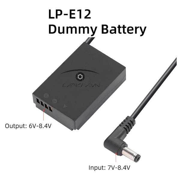 Bộ trợ nguồn Pin ảo cho máy ảnh Kingma LP-E12