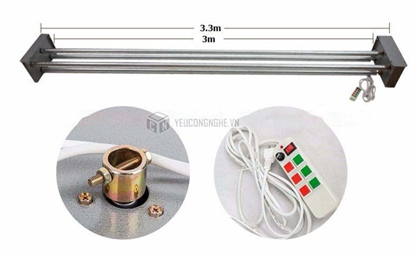 Trục rulo điện kéo 4 phông nền trong studio quay phim, chụp ảnh